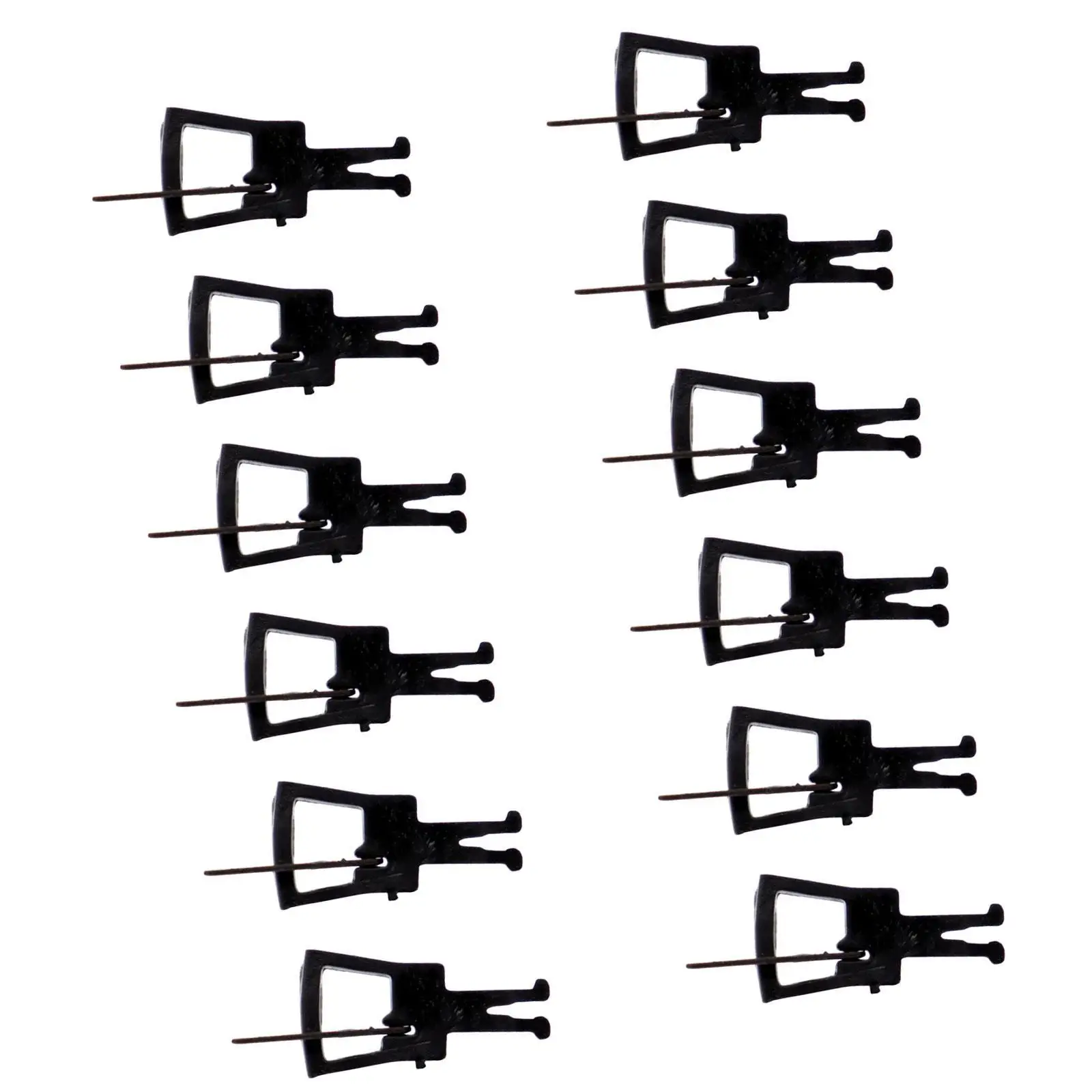 12x Model Trains HO Scale Coupler Hooks, Train Accessories, Model Railway Accessories, Hobby Train Hooks for 1/87 Scale