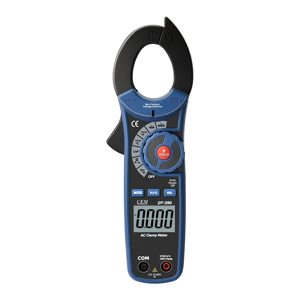 

CEM DT-350 Compact Digital Autoranging AC Clamp Meter China Manufacturer Price