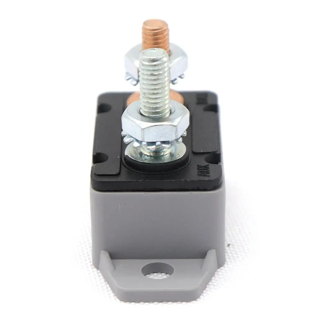 40A Auto Reset Circuit Breaker Waterproof Stud Fuse Overcurrent Protector for Boat Car Battery System