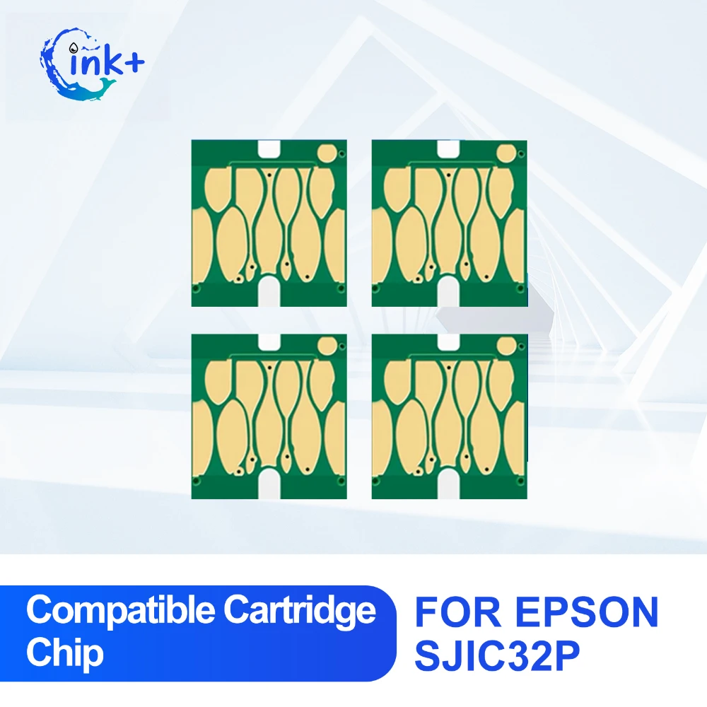 Chip for SJIC32P SJIC 32P Pigment Ink Cartridges for Epson TM-C7500G TMC7500G C7500 C7500G TM-C7500 Printer