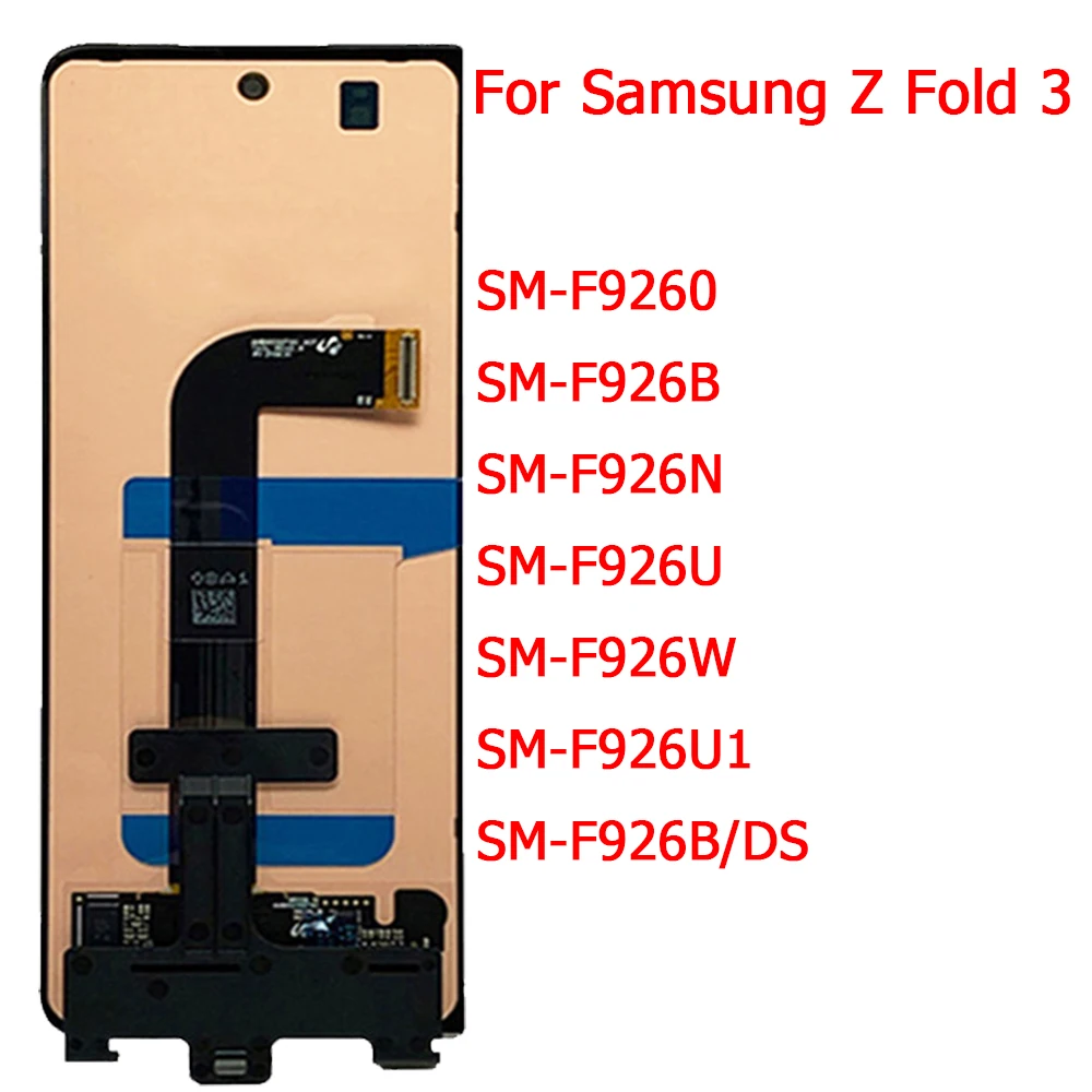 For Samsung Z Fold 4 3 2 LCD Replacement Display External Touch Screen 6.2\