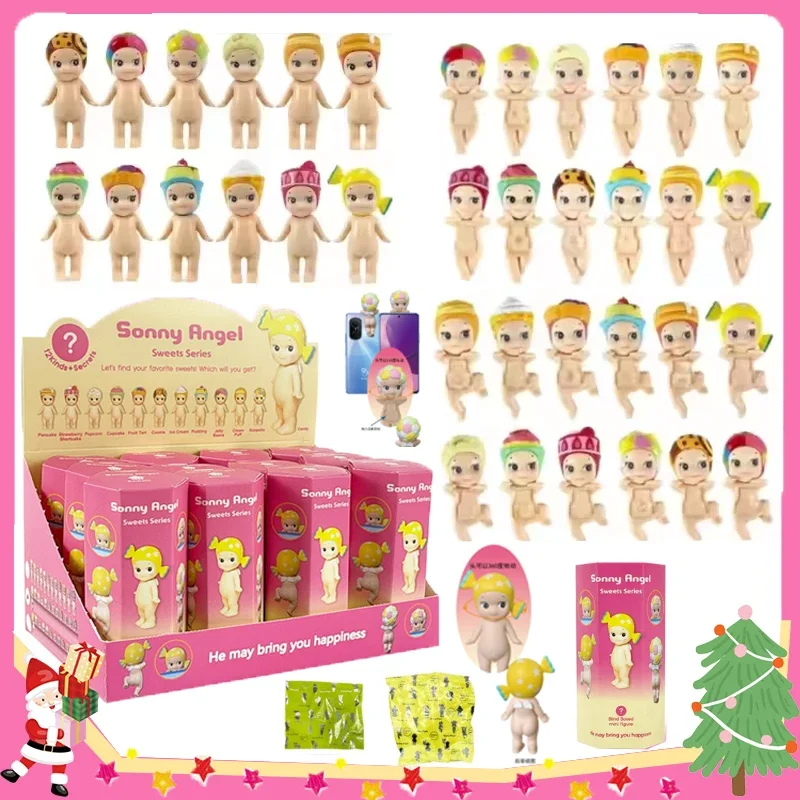 Sunny Angel Party Angel Candy Series Tide Play Doll decoración de coche ordenador teléfono móvil pasta decoración Linda caja ciega