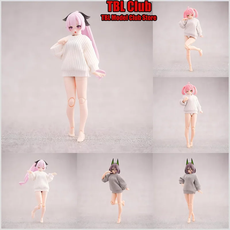 

Серия 99S Gel11, масштаб 1/12, женская одежда, шерстяной свитер в вертикальную полоску, праздничная атмосфера для 6-дюймовой экшн-фигурки солдата