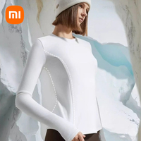 Xiaomi Supield High-performance Warm Base Shirt Slimming T-shirt Women's Spontaneous Heat Slimming Versatile Top Shirt Blouse
