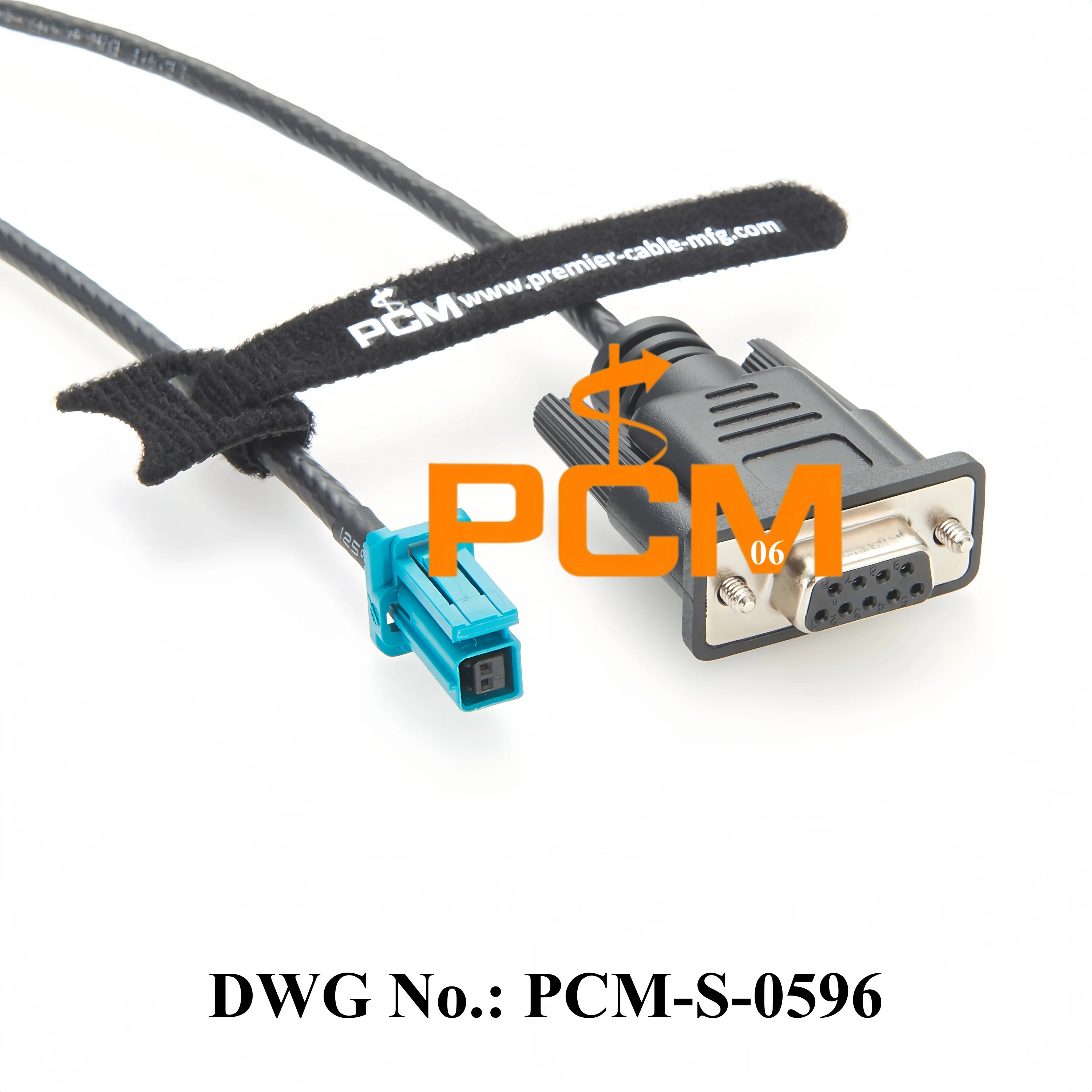 Origineel TE MATEnet 2302510 -9 Female naar DB9 Female Verbindingskabel voor Automotive Ethernet Communicatie Diagnostische Test Debug