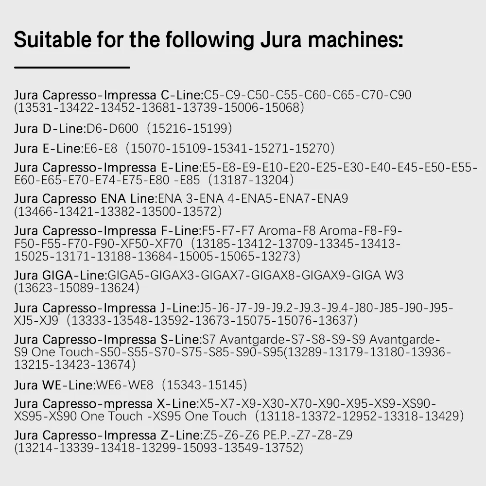 20PCS Silicone O-Ring Seals Maintenance Set Compatible With Most Jura C E ENA F J S Z X GIGA Cappuccino Maker Series Machines