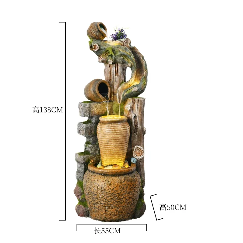 

Керамический горшок, водяной фонтан, ландшафтное украшение, гостиничный чайный зал, цветочный магазин