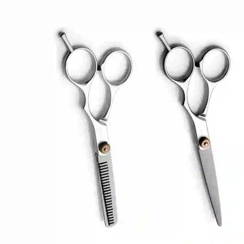 Kit Profissional de Tesouras de Cabeleireiro de 6 Polegadas para Salão: Ferramentas de Corte e Desbaste para Cabeleireiros