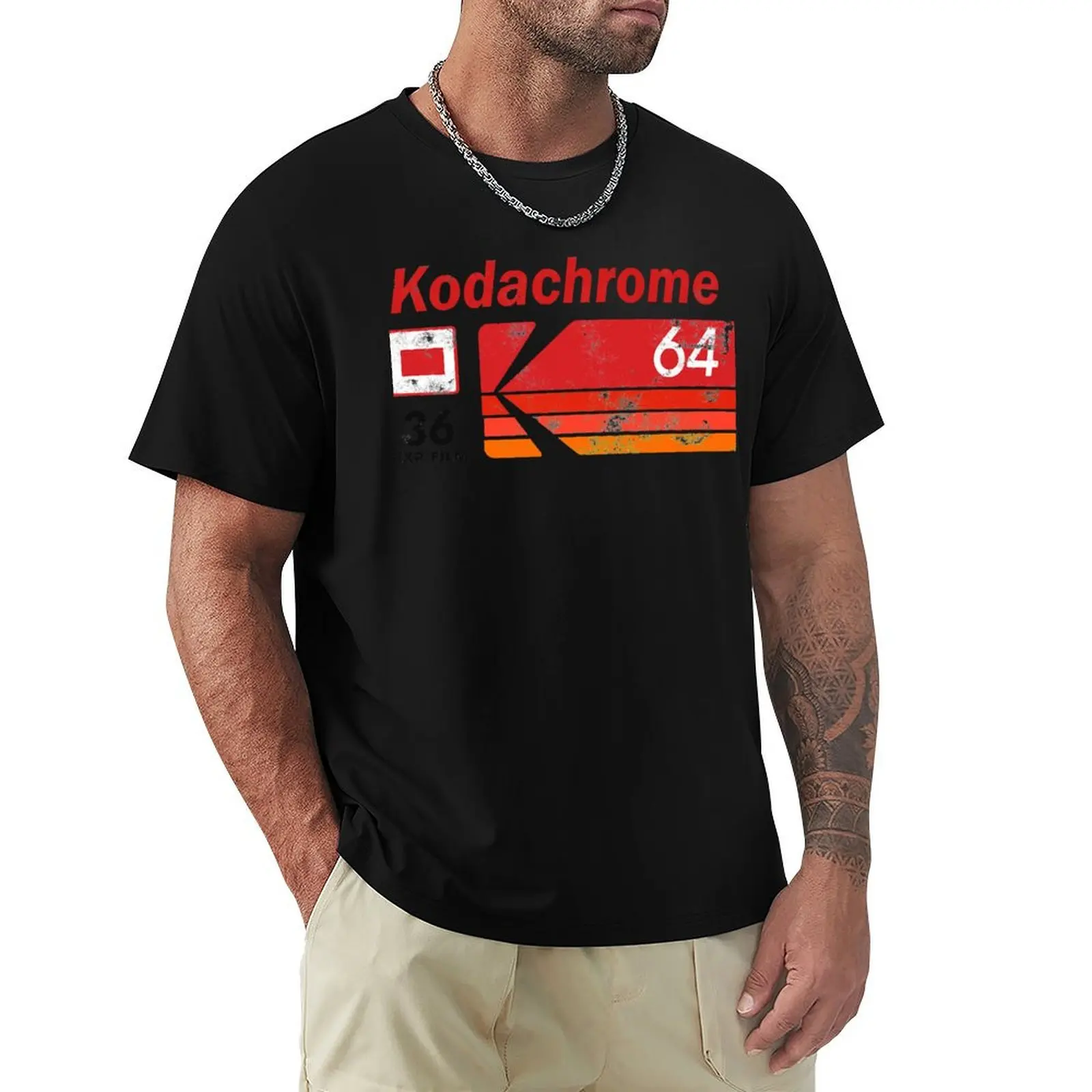 

Kodachrome 64 vintage T-Shirt T-shirts man Clothing Man t-shirt anime clothes mens graphic t-shirts anime