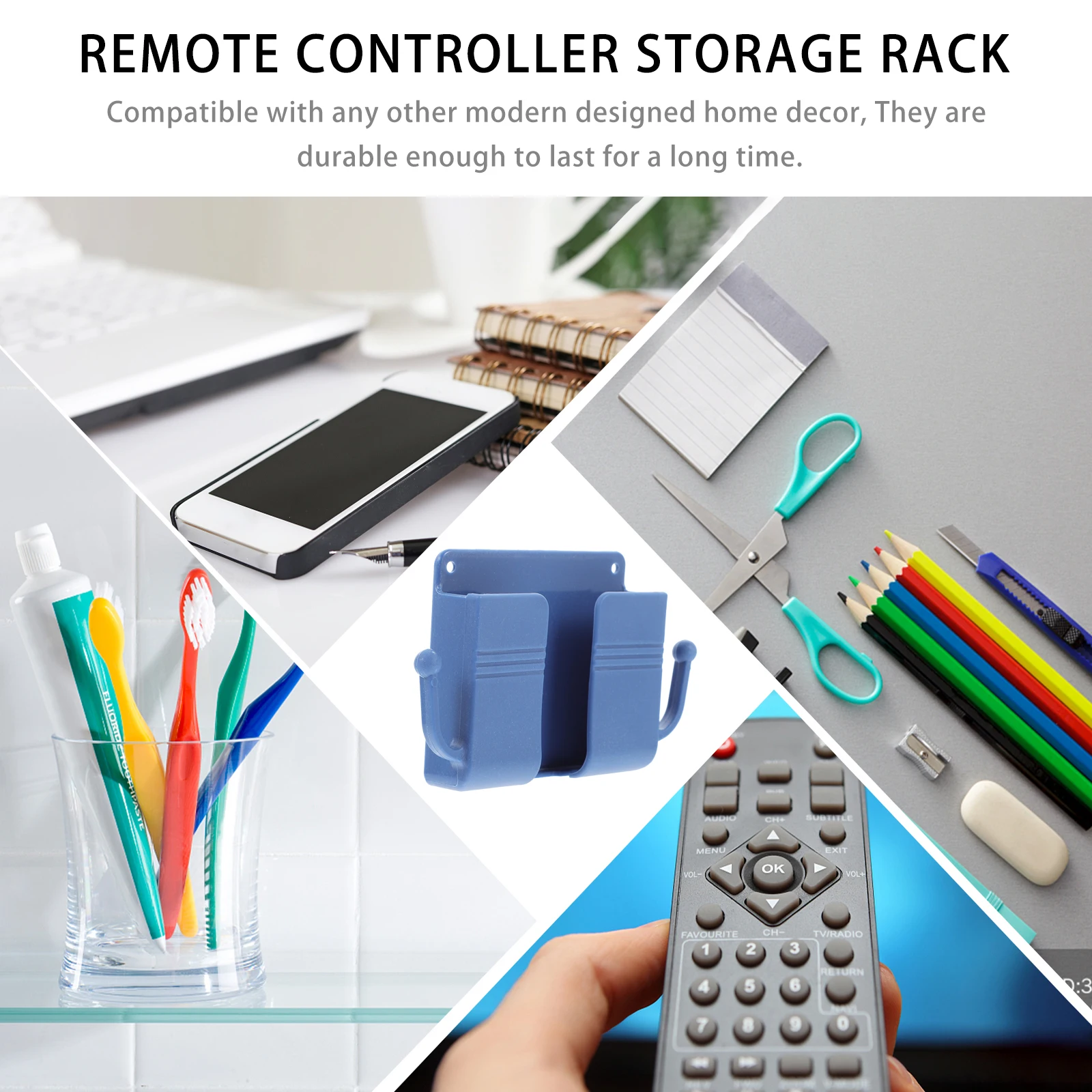 

Remote Controller Storage Rack Universal Plastic Holder Wall Mount Bracket Living Room Bedroom ganizer File Folder