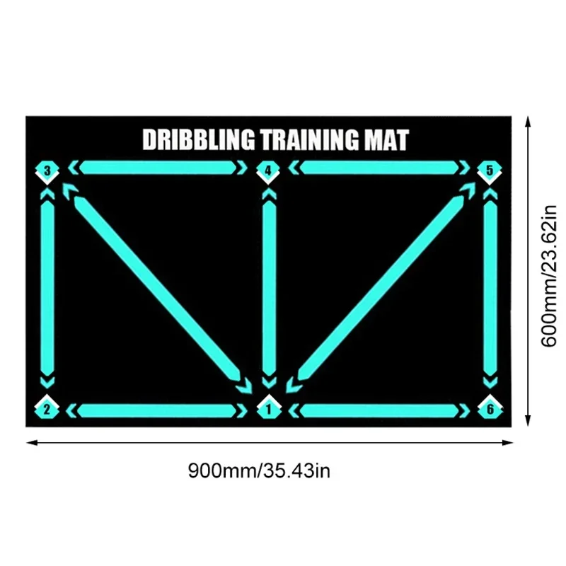 60x90 سنتيمتر كرة القدم التدريب حصيرة دائم عدم الانزلاق طوي الاطفال الكبار كرة القدم التدريب داخلي معدات في الهواء الطلق