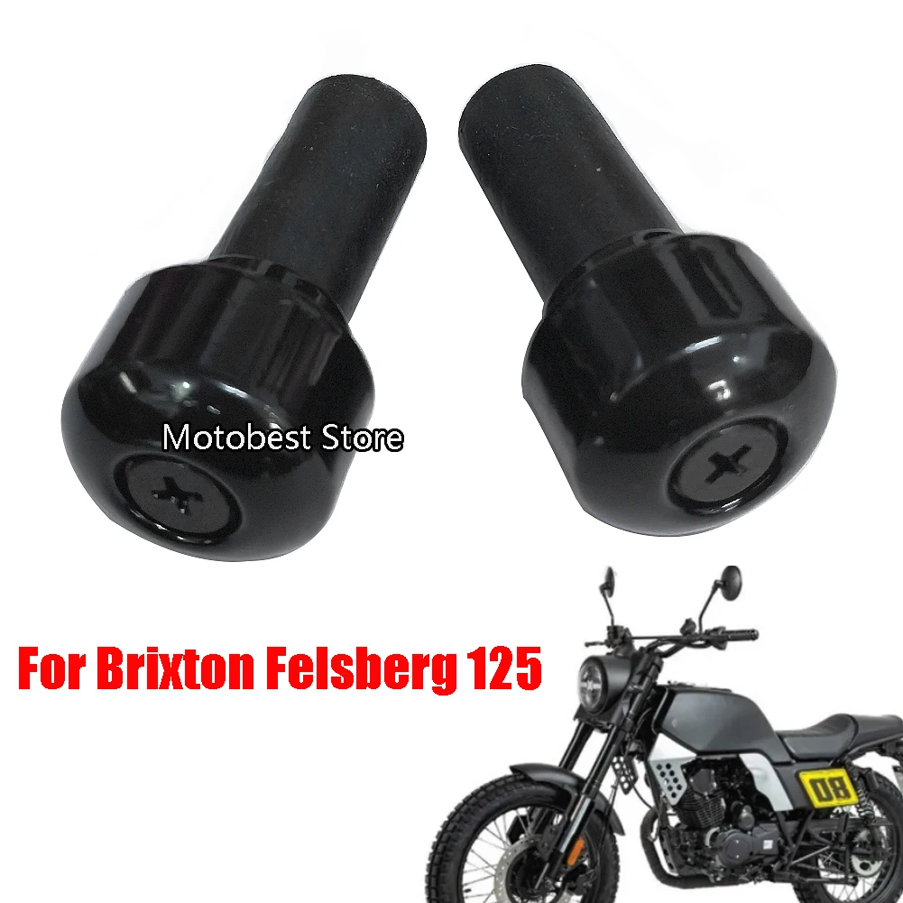 

For Brixton Felsberg 125 Bar Grip Ends Motorcycle Steering Balance Block Handle Plug Steering Block Counter Weight Handle