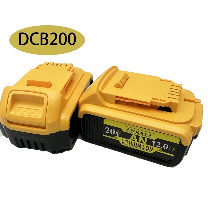 100% new product For Dewalt electric tool battery, 12000mAh, 20V, 12.0Ah, DCB206, 20V, DCB205, DCB204-2, DCB2001