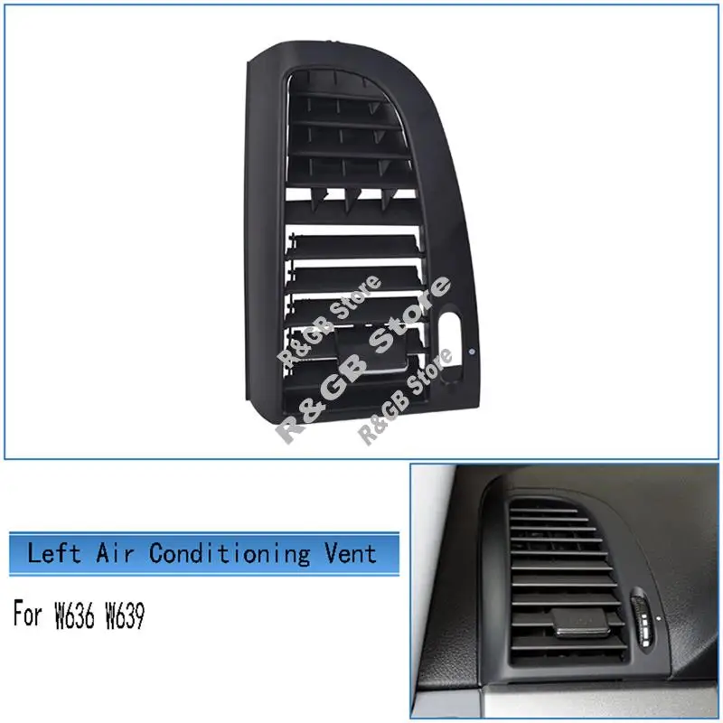 

Приборная панель автомобиля, центральный кондиционер, вентиляционное отверстие, крышка, решетка, панель для Mercedes Benz Vito Viano W636 W639-AT48