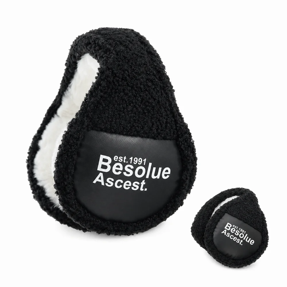 Fashion Warm Winter Earmuffs Faux Fur Folding Earflap Protection Portable Thickened Ear Warmer Outdoor