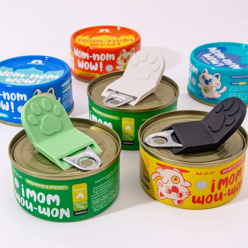 1 Pc Canister Portable Opener Plastic Compact Lightweight Easy To Clean Suitable For Cat Food Dog Food Home Outdoor Use