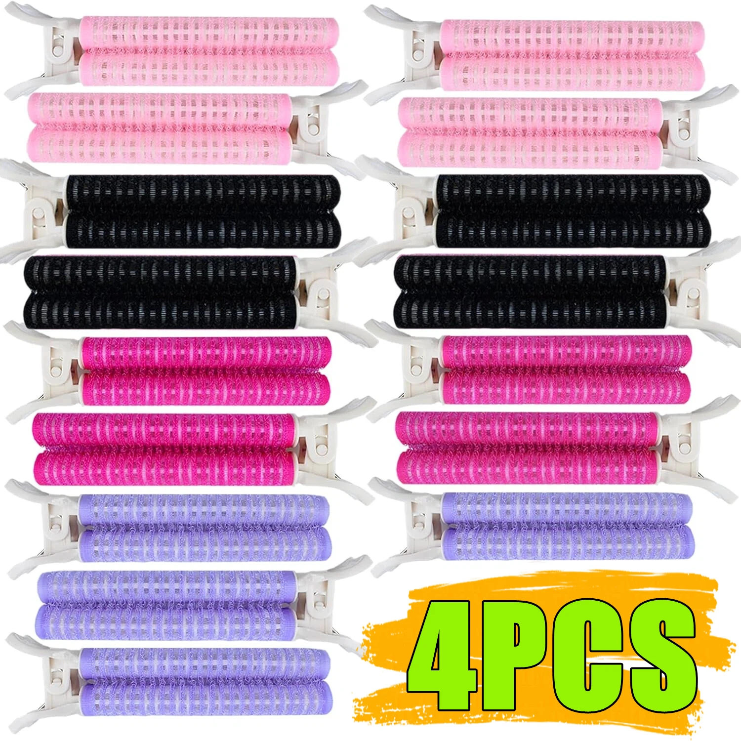 

1/2/4PCS Natural Hair Root Fluffy Clips Hairpin Curly Hair Rollers Culers Bangs Hair Styling Hairs Lazy Styling Hair Accessories
