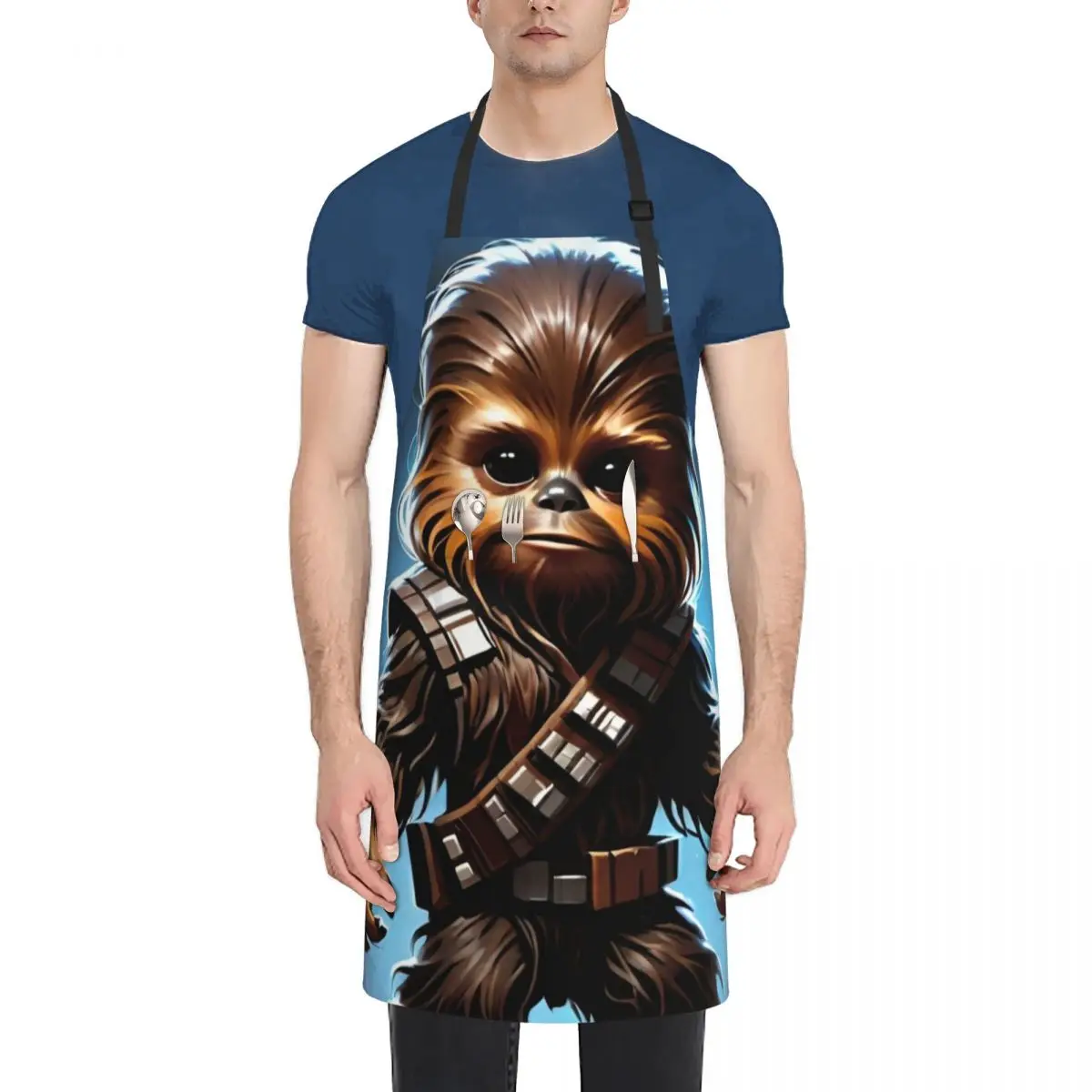 

Adorable Baby Chewbacca Apron with personal logo Household Items Useful Kitchens For Men Apron