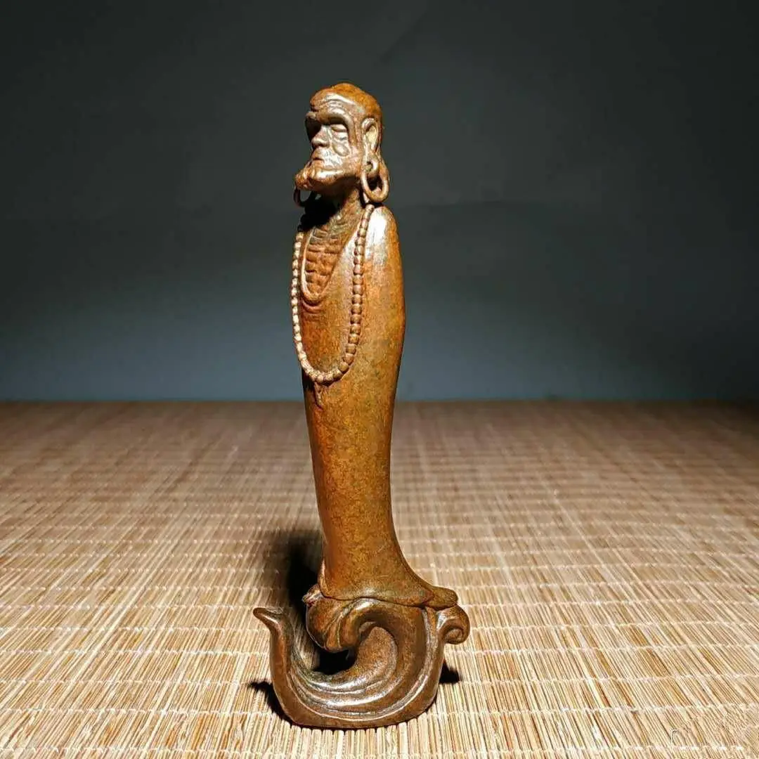 Buddha bodhidharma crossing the river incense burner Sticks Holder Statue for Tea Home Decor Ornaments
