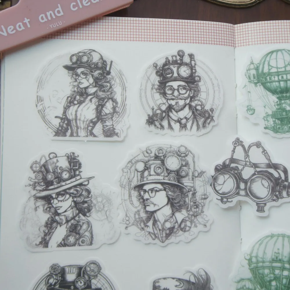 

28pcs Punk Style Gear Object Style Girl Style Paper Scrapbooking DIY Gift Packing Decoration Tag