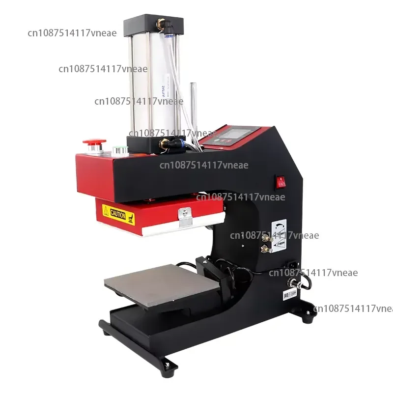 New Semi-Automatic Flatbed Printer 15*15cm Single Working Station Pneumatic Heat Press Machine for Small 6*6inch Use
