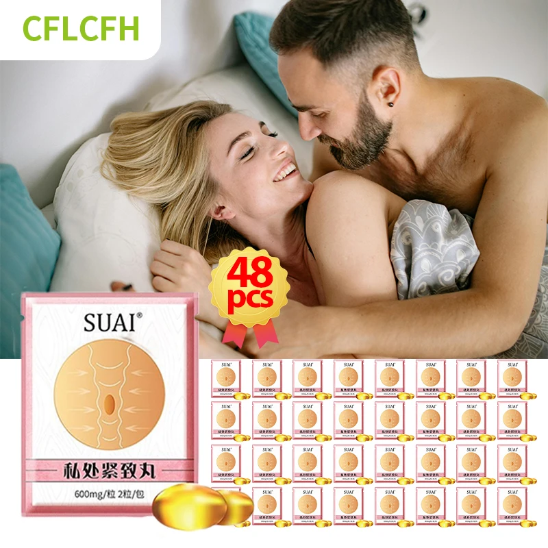 

48pcs Vaginal Tightening Capsules Female Stimulant Orgasm Gel Libido Enhancer Exciter Women Vagina Shrinking Climax Tight Oil