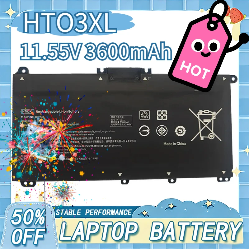 

HT03XL L11119-855 Replacement Notebook Battery for HP Pavilion 14-CE 0025TU 14-CE0034TX 14-CF 14-DF 15-DB 15-DW 17-by 17-CA