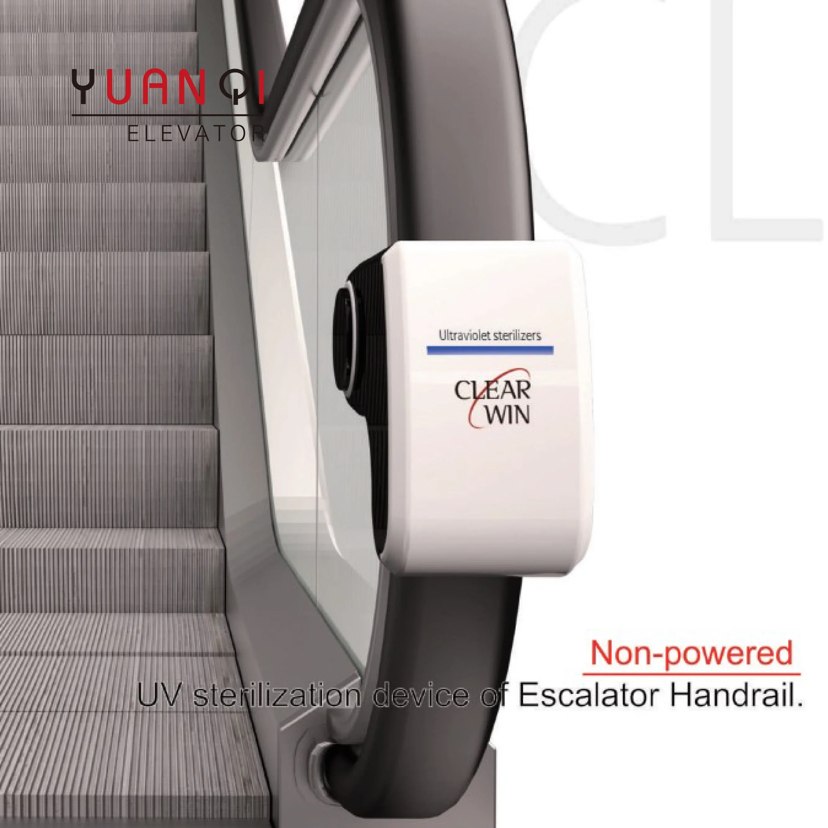 WE CLEAN an automatic escalator handrail cleaner,escalator handrail belt sterilizer