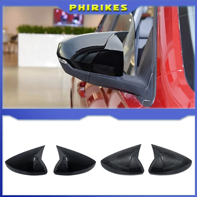 

For Volkswagen VW POLO 2018 2019 2020 2021 2022 2023 Rearview Side Mirror Cover Sticker Wing Cap Trims Exterior Accessories