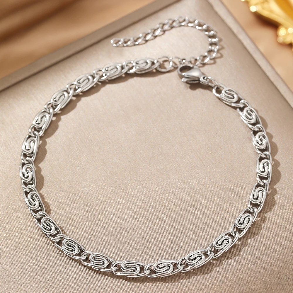 Edelstahlarmbänder Einfaches klassisches Design Mehrere Breiten zur Auswahl Stilvolle Armbänder für Damenschmuck Neue Produkte