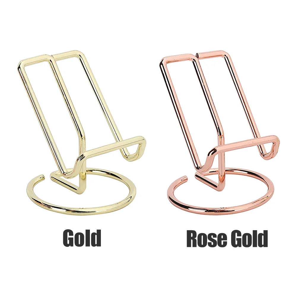 Easy Use Multipurpose Phone Holder Reading Organizer Home Office Iron Wire Gift Stable Display Stand Sturdy Desktop Mount
