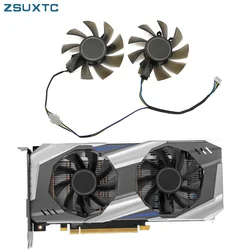 2PCS/lot P106 GA82S2H For GALAX GTX1060 Cooler Fan For KFA2 GeForce GTX 1060 OC Graphics Cards as replacement Fan