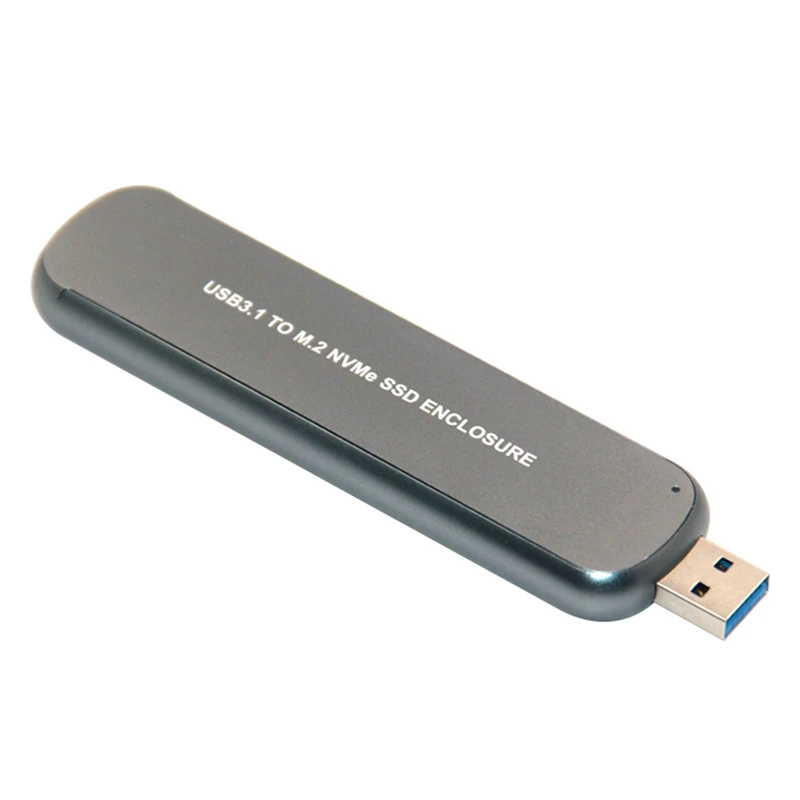 

M.2 SSD Case NVME Hard Disk Enclosure USB3.1 Type C To PCI-E SSD M.2 NVME Adapter JMS583 SSD Enclosure