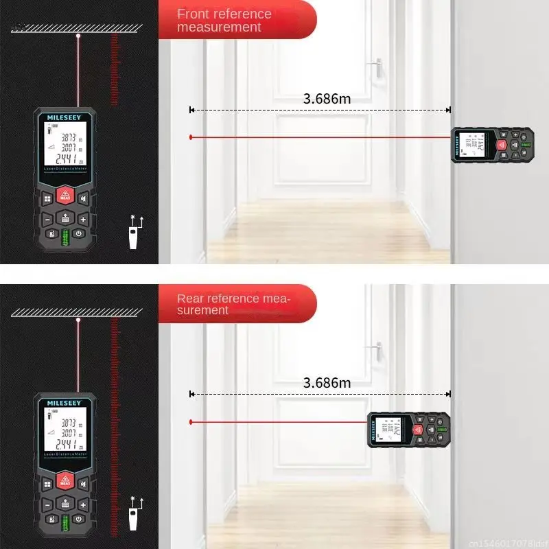 Youpin Mileseey เลเซอร์วัดระยะทาง X5ความแม่นยำสูงวัดเครื่องมือมือถือเลเซอร์เครื่องวัดเมตรไม้บรรทัด Лазерная Рулетка