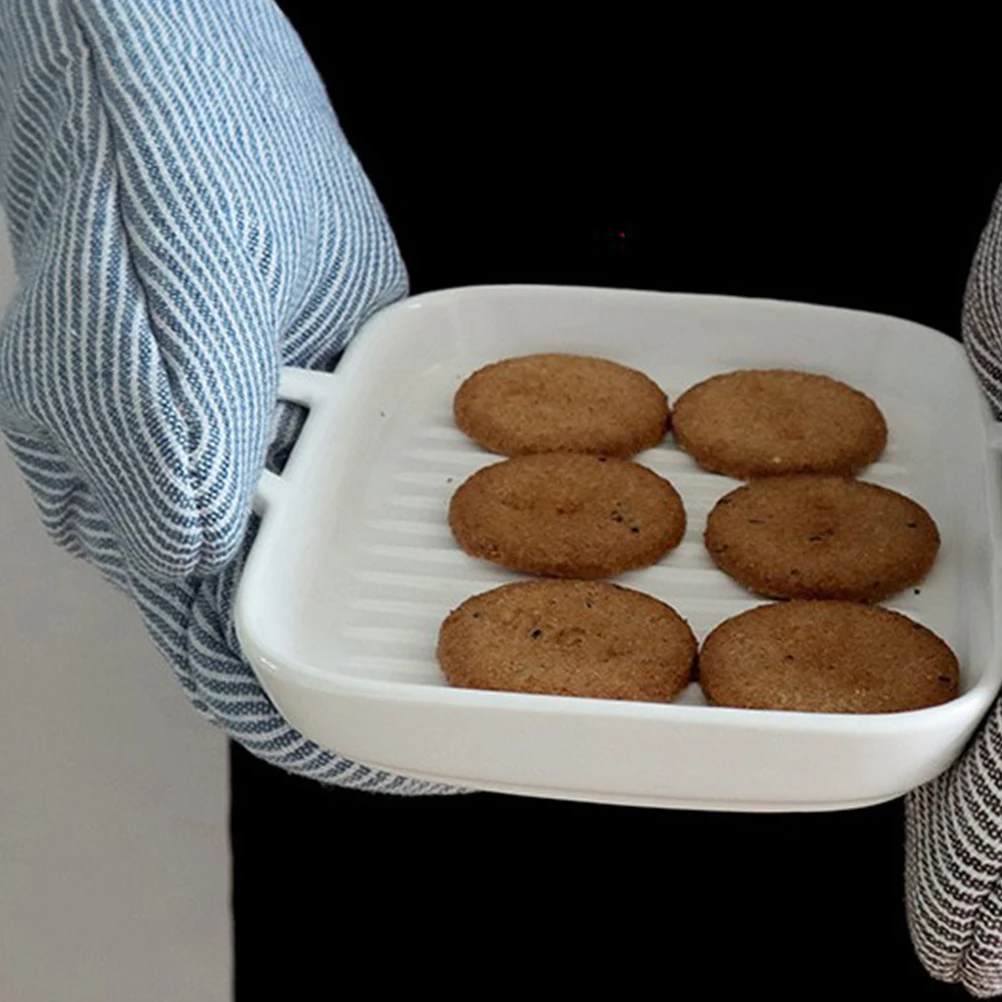 

2 шт. термостойкие прихватки, защитные перчатки для приготовления пищи, нескользящие утолщенные перчатки для выпечки для микроволновой печи, кухонного использования