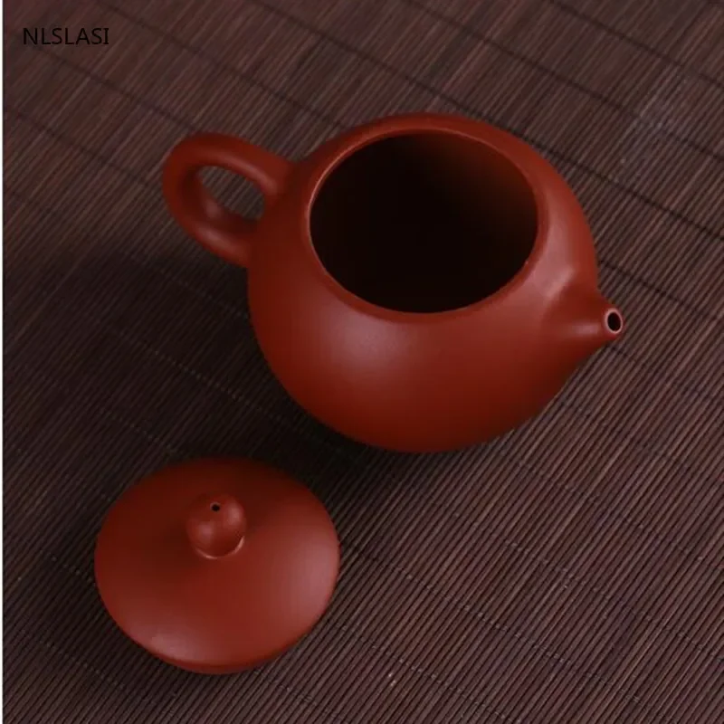 Yixing Tea Pot Purple Clay Xishi Filter Teapot Beauty Kettle Raw Ore Handmade Teaware Drinkware Tea Ceremony Supplies 140ml