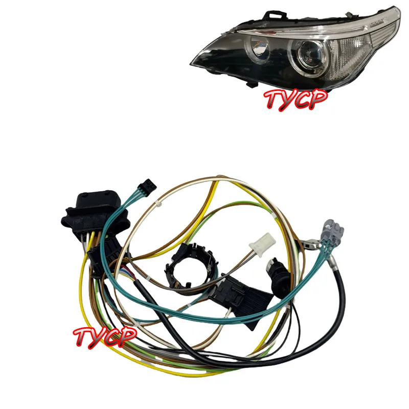 

Для BMW 5 серии E60 E61 2003-2004 гг. жгут проводов фар 525 проводка фар 523 комплект проводов фар