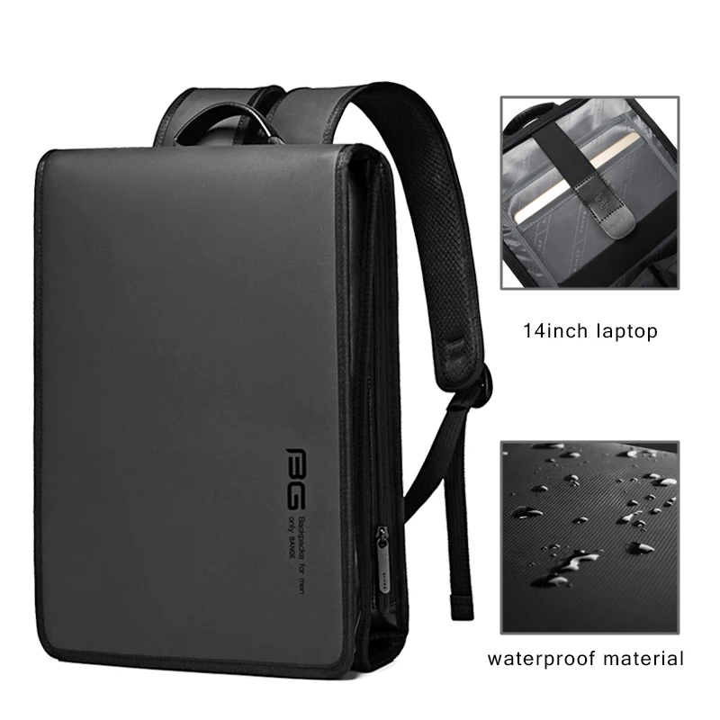 Imagem -02 - Mochila Bange-laptop para Homens Anti-roubo Impermeável Prevenção de Arranhões Mochilas Escolares Bolsa de Viagem de Negócios