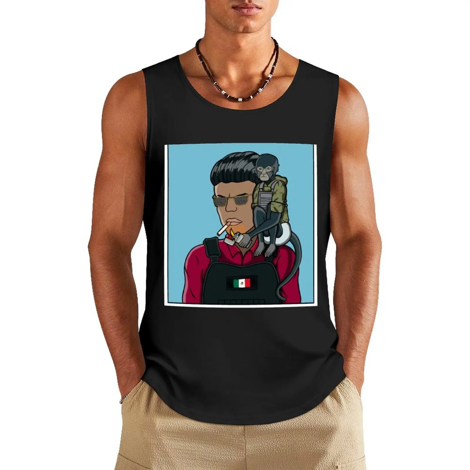 

El Changuito Tank Top Top summer Short sleeve anime