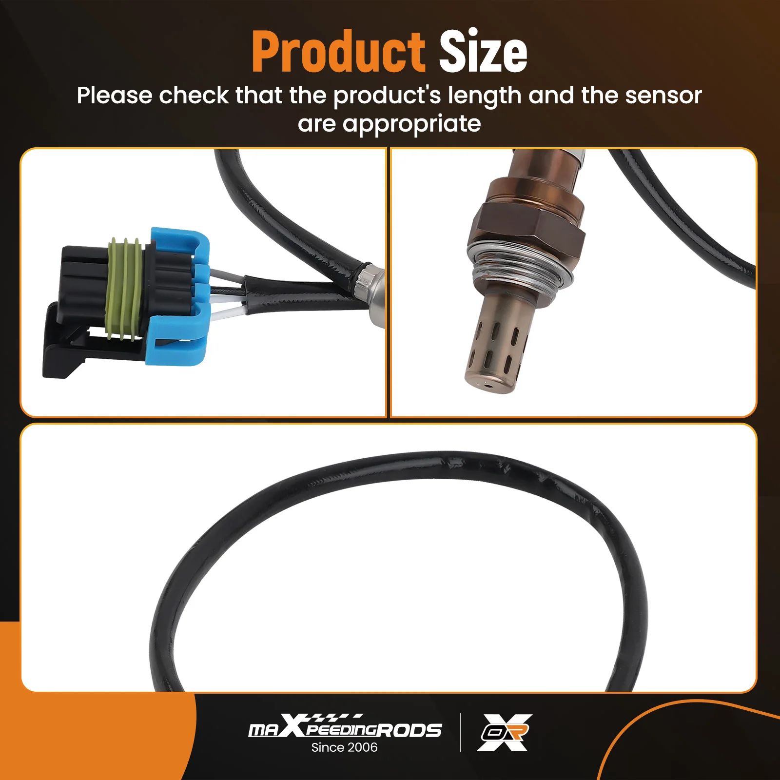 

New 2pc Upstream Oxygen Sensor For Cadillac Escalade 6.0L 2003-2006 2344669