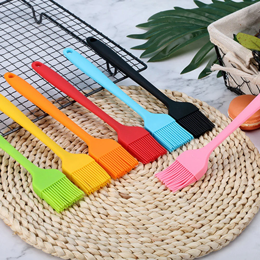 Silicone Oil Brush,Multifunctional Baking Brushes for Cakes Desserts,Home DIY Basting Brush for Sauce Marinade BBQ Cooking Tools