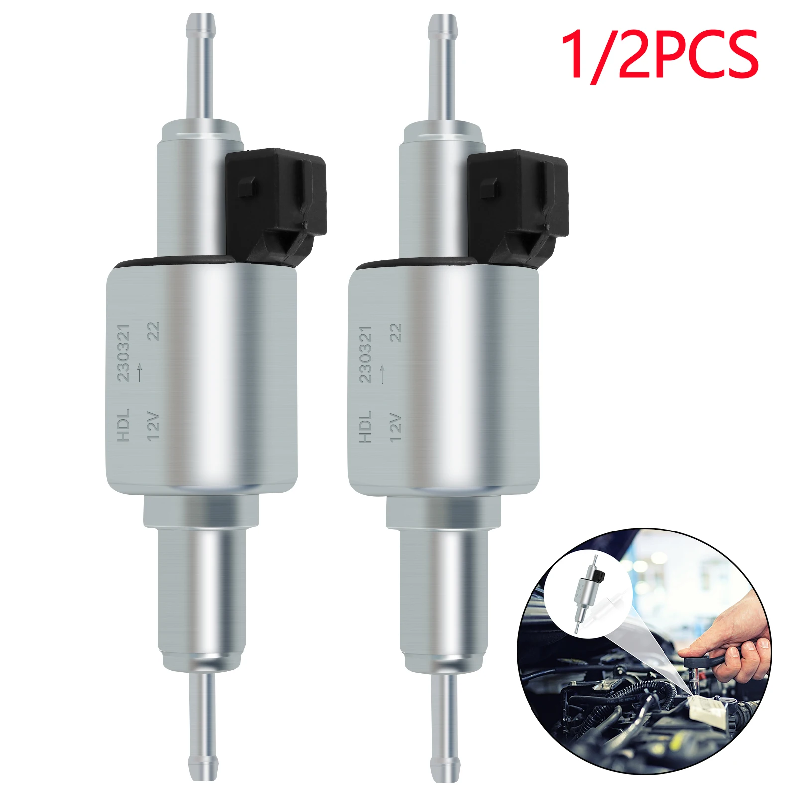 

Автомобильный дизельный обогреватель, масляный топливный насос 12 В, 24 В, 22 мл, малошумный воздухонагреватель, парковочный топливный насос, импульсный измерительный газовый линейный топливный насос 2/5/8 кВт