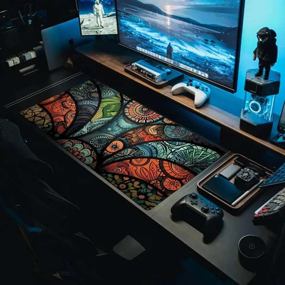 

personalityMouse desk mat Pad Large Gaming Mouse Pad Keyboard Gamer Rubber Anti-wrinkle Non-slip Bottom Desk Mat