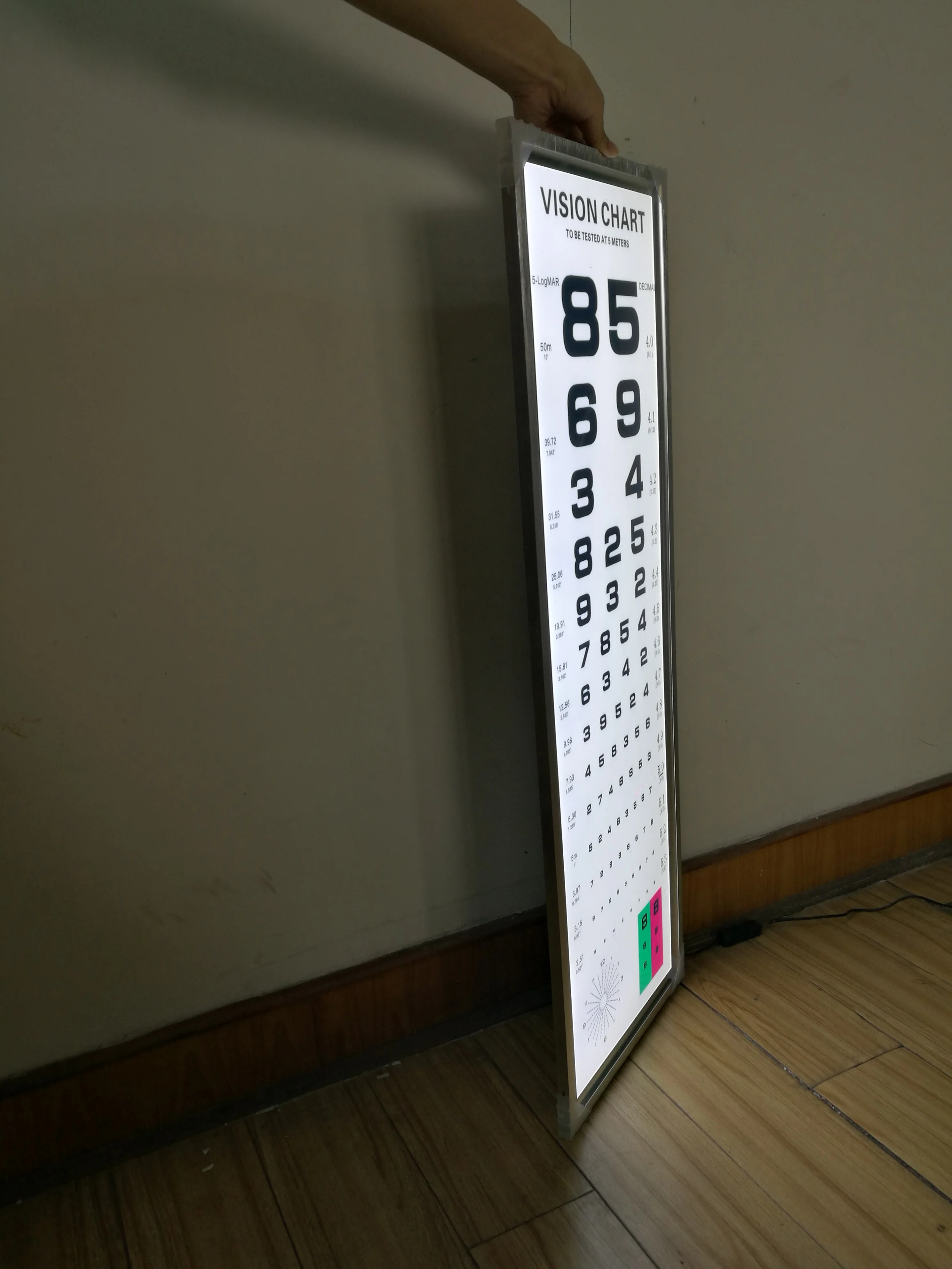 Optometry instruments LY-21C 5m Optometry Visual Tester Acuity Ultra-thin Border LED Vision Chart
