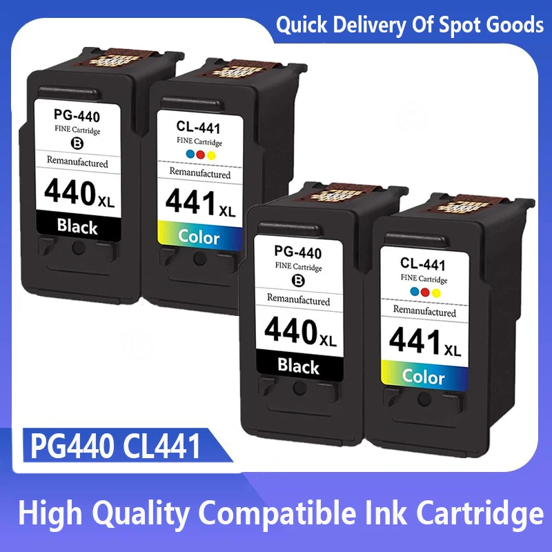 Compatible For Canon PG440 PG 440XL Ink Cartridge CL441 CL 441XL For Canon Pixma MG2180 MG2240 MG3180 MG4180 MG4280 Printer