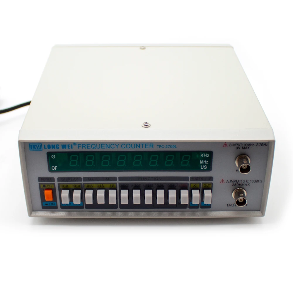 TFC2700L Digital Display High Precision Frequency Meter High Resolution Frequency Counter 10HZ-2.7GHZ