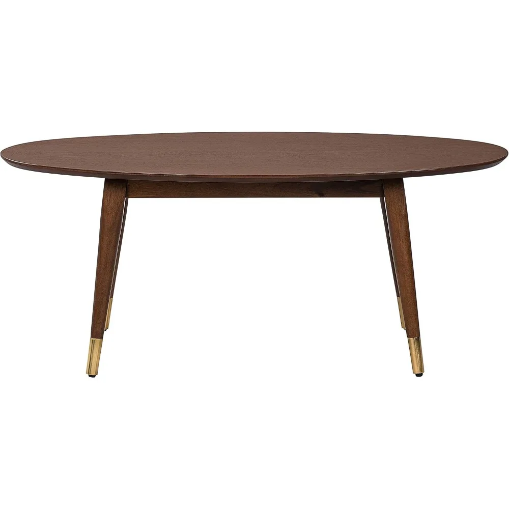 Modern living room furniture series, oval coffee table, suitable for living room, balcony