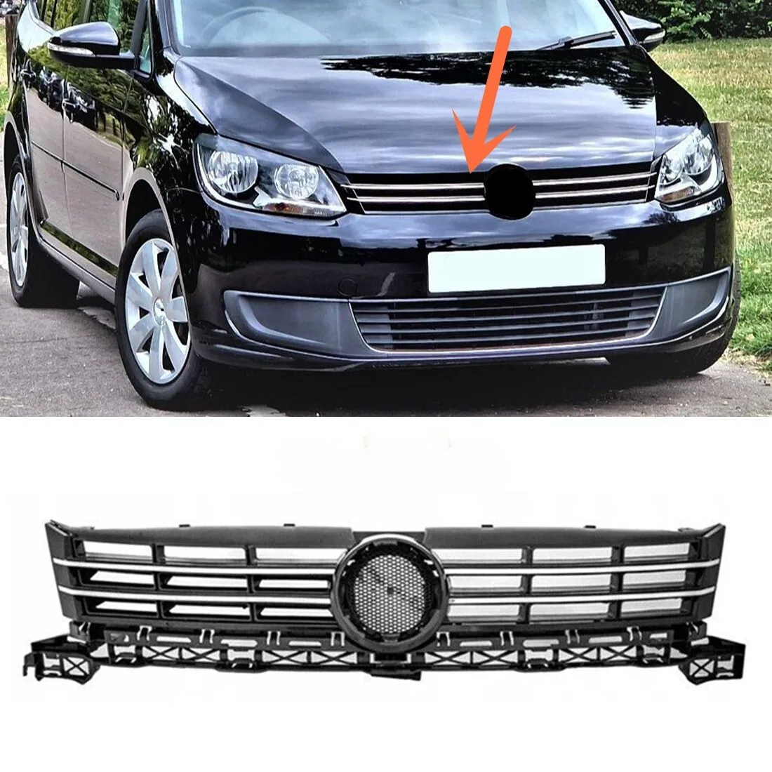 

For Volkswagen 2011 CADDY FRONT GRILLE OE 1TD 853 653C Original Replacement Auto Part