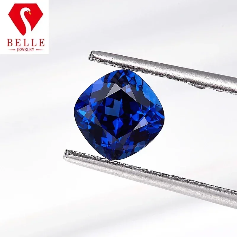 

HP Brilliant Cushion Hot Sale Natural Lab Grown Sapphire Moissanite VVS1 AGL Certificated Diamond Beads Jewelry Making Charm