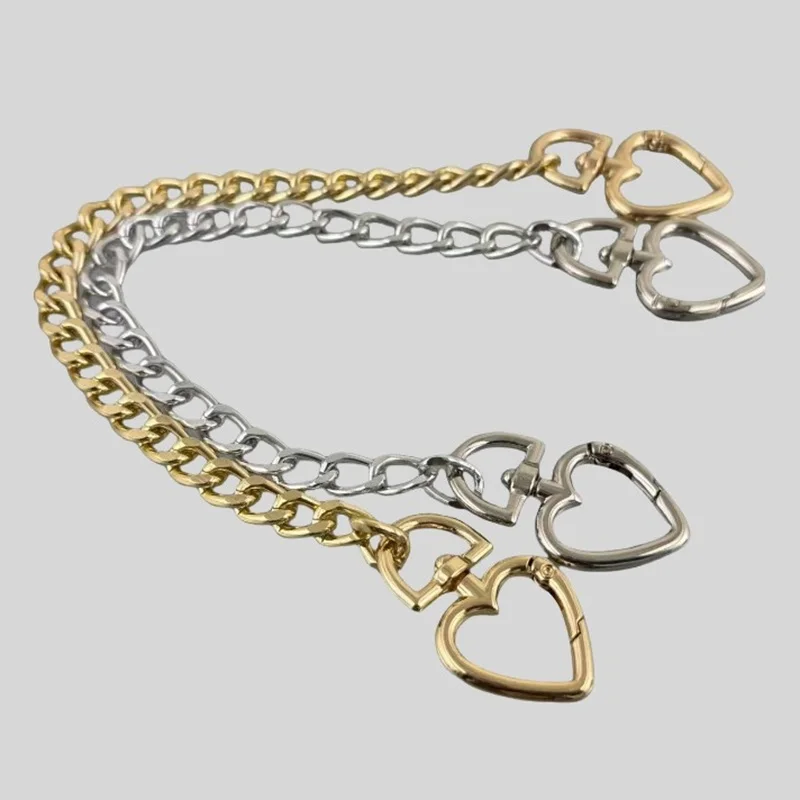 سلسلة بديلة لإبزيم على شكل قلب على الطراز الفرنسي القديم لسلسلة تزيين حقيبة الظهر النسائية #4